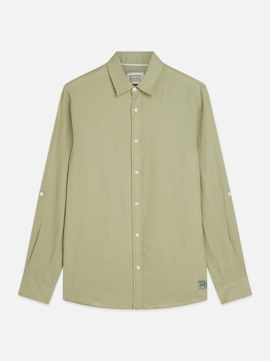 Essentials Linen Regular-Fit Shirt