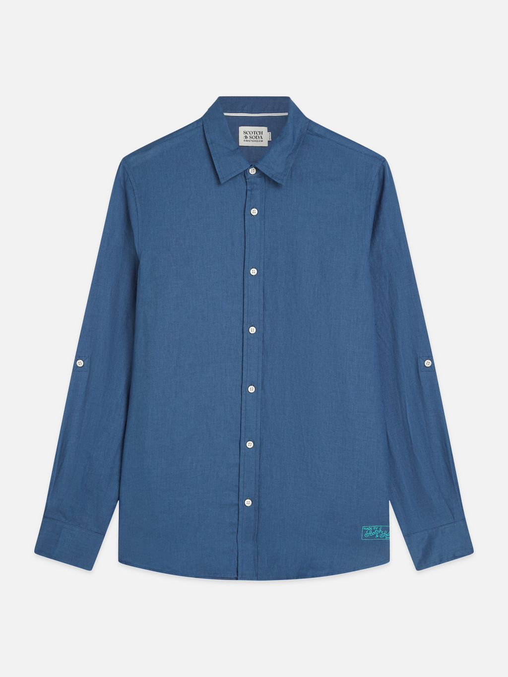 Essentials Linen Regular-Fit Shirt
