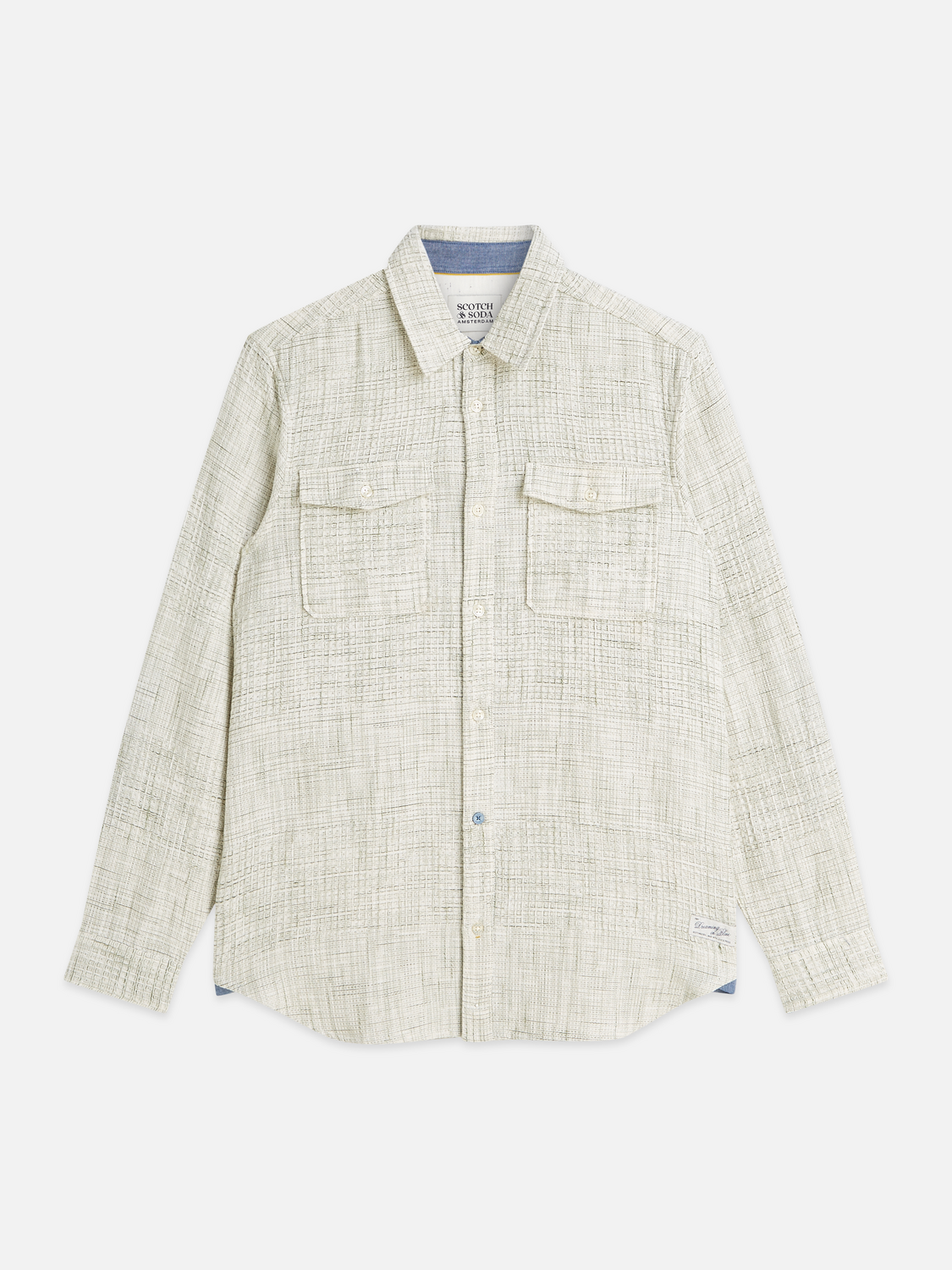 Melange Waffle Regular-Fit Shirt