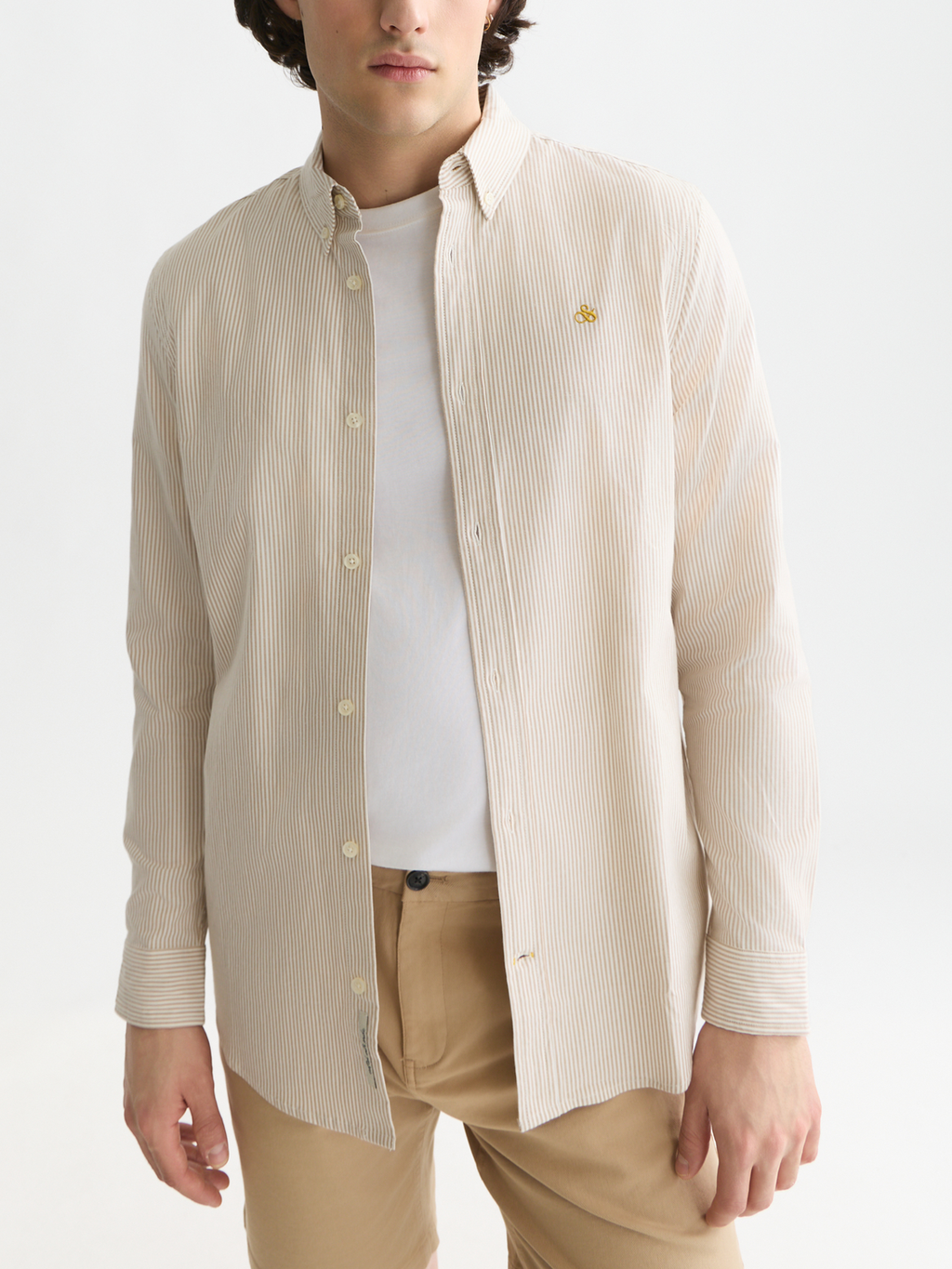 Seasonal Core Oxford Striped Regular-Fit Shirt