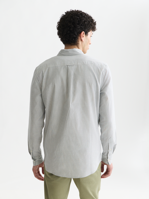 Seasonal Essentials —  Oxford Striped Regular-Fit Shirt