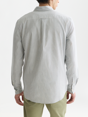 Seasonal Essentials —  Oxford Striped Regular-Fit Shirt