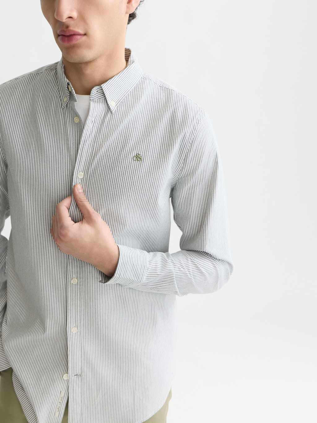Seasonal Core Oxford Striped Regular-Fit Shirt