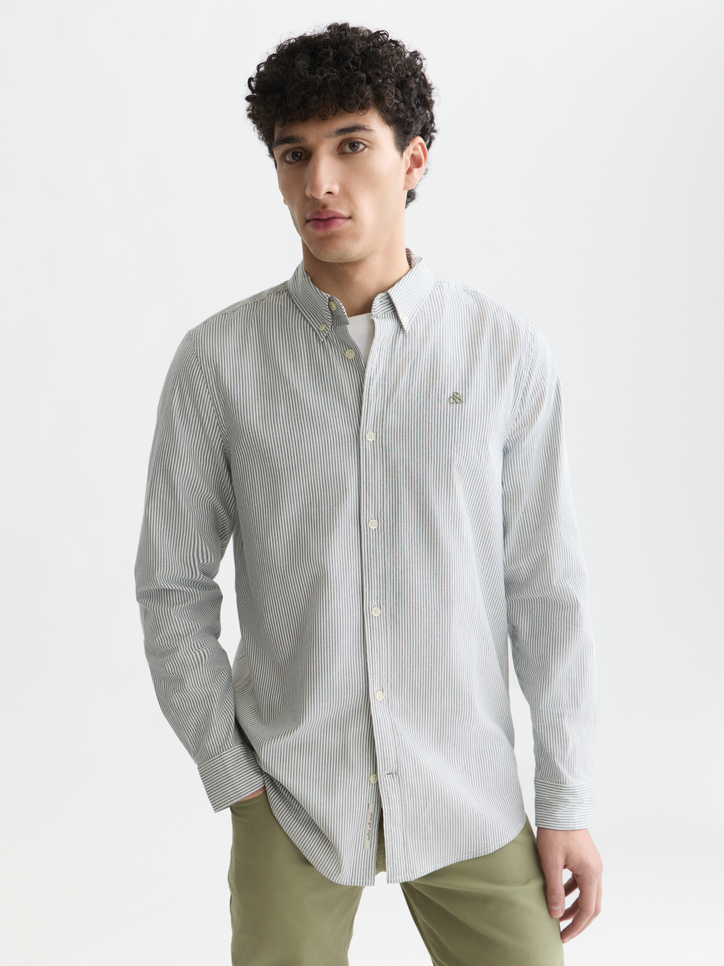 Seasonal Core Oxford Striped Regular-Fit Shirt