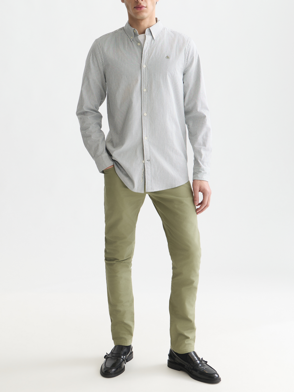 Seasonal Core Oxford Striped Regular-Fit Shirt