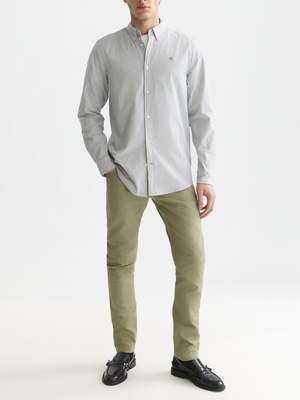 Seasonal Essentials —  Oxford Striped Regular-Fit Shirt