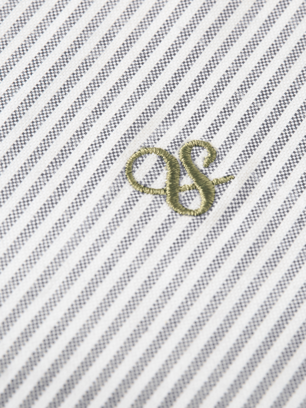 Seasonal Essentials —  Oxford Striped Regular-Fit Shirt