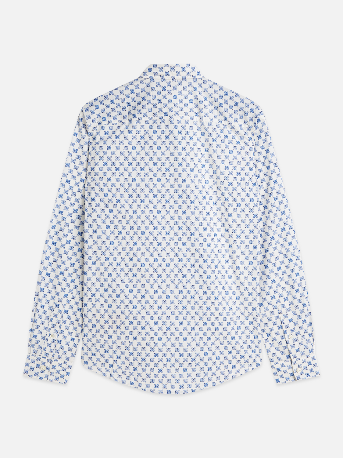 Micro Printed Slim-Fit Shirt