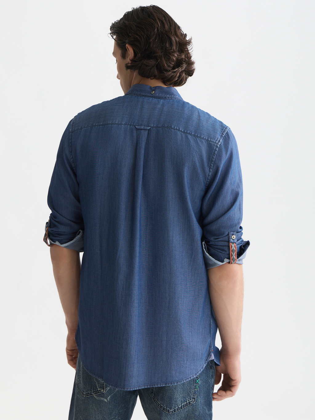 Chemise Regular-Fit en Jean Tencel