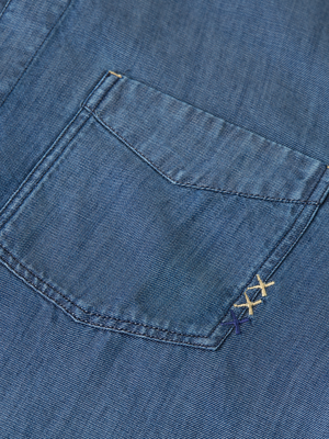 Denim Tencel Regular-Fit Shirt