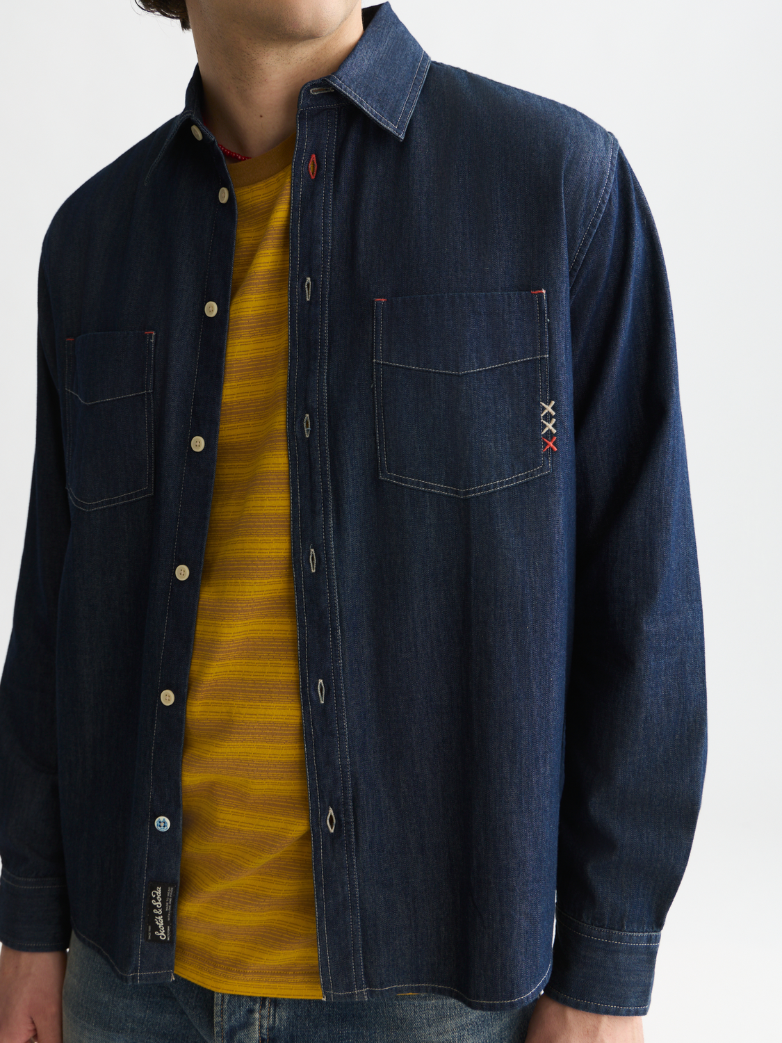 Denim Relaxed-Fit Shirt