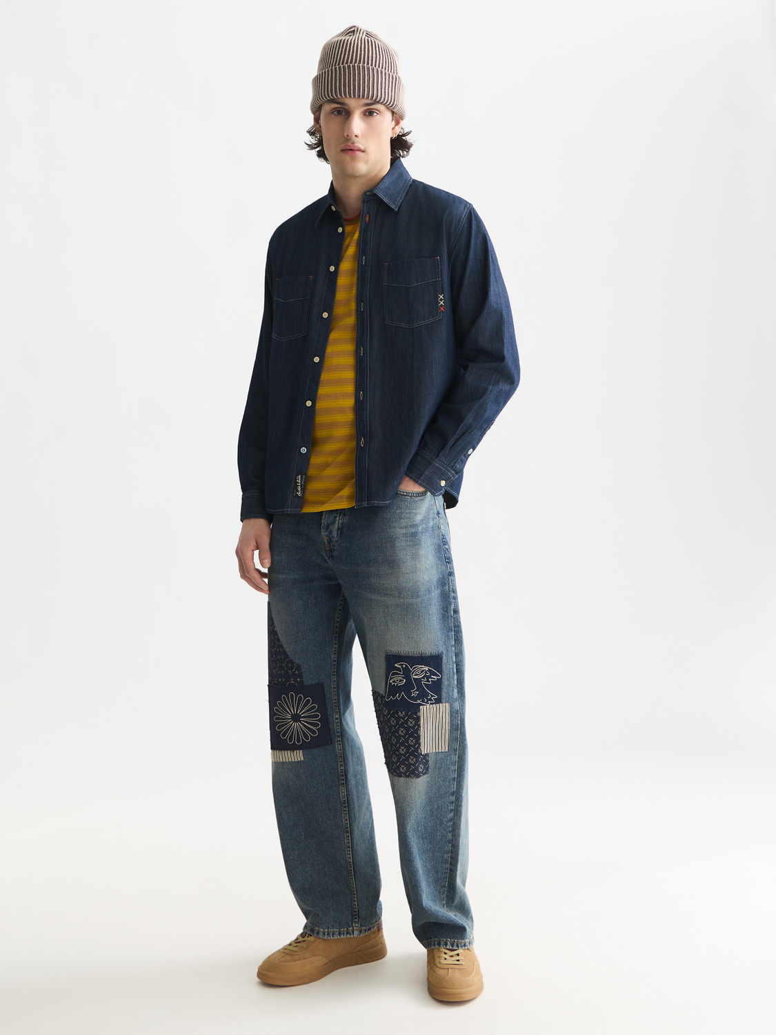 Denim Relaxed-Fit Shirt