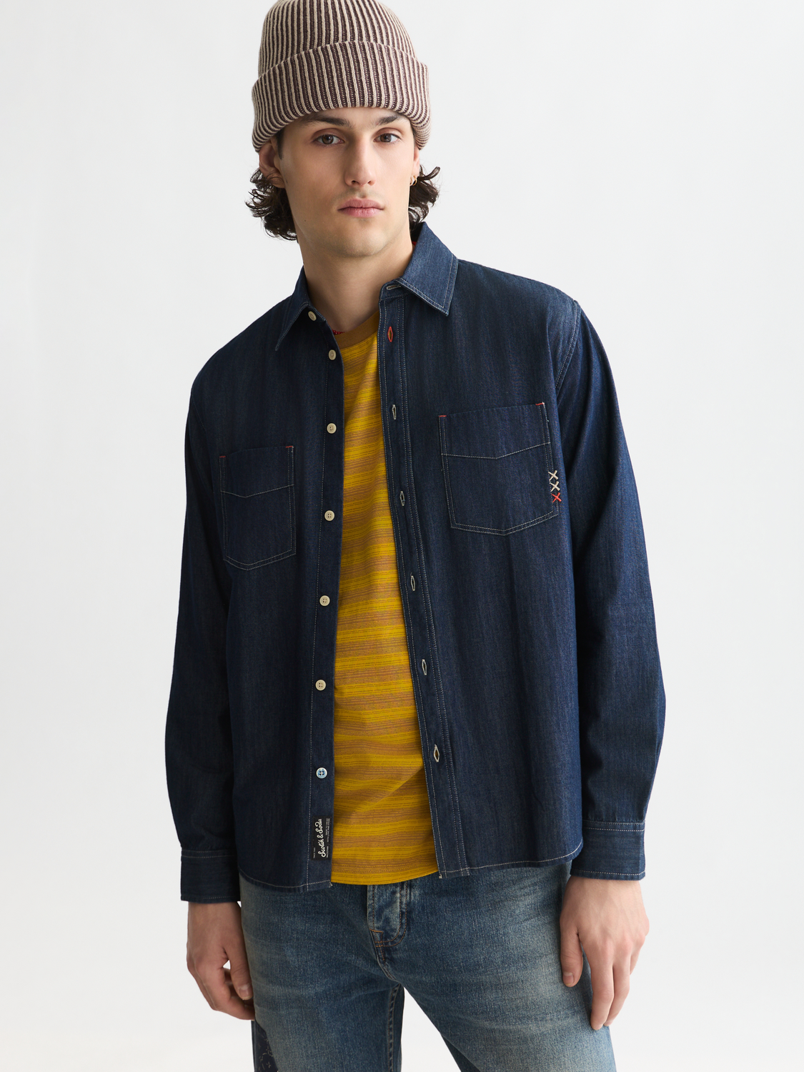 Denim Relaxed-Fit Shirt