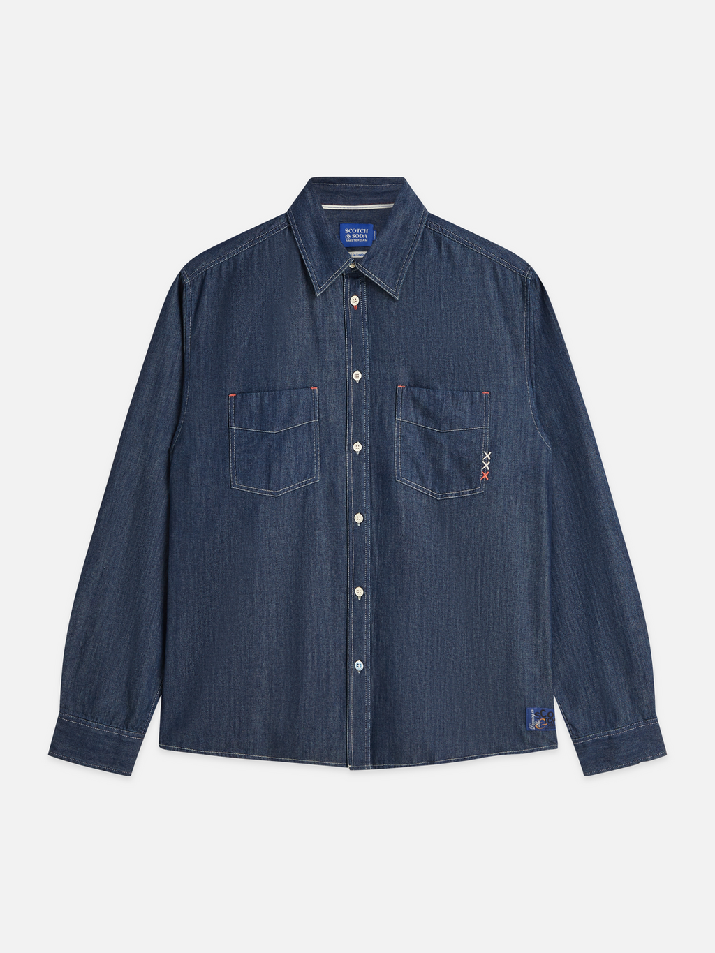 Denim Relaxed-Fit Shirt