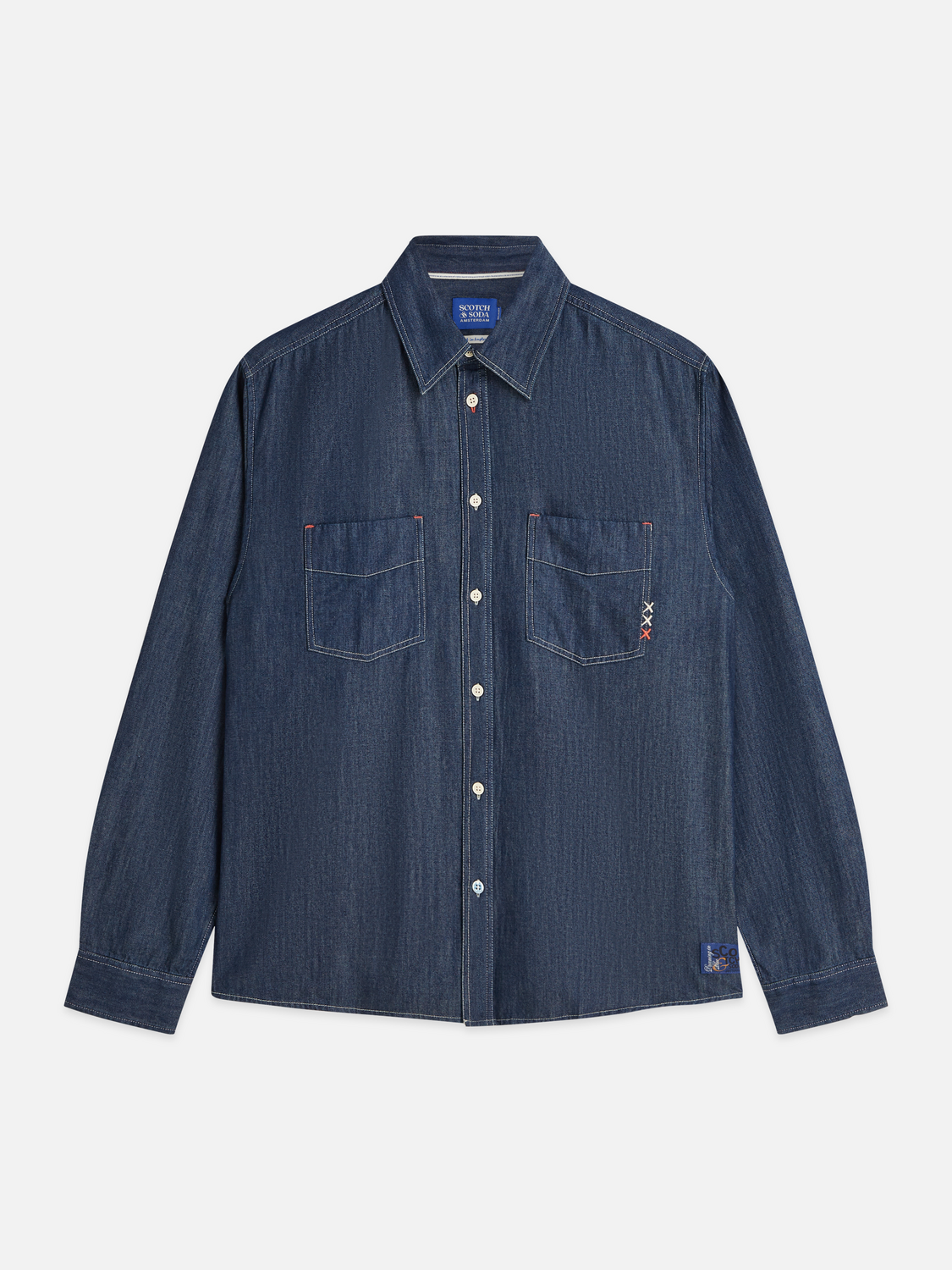 Denim Relaxed-Fit Shirt