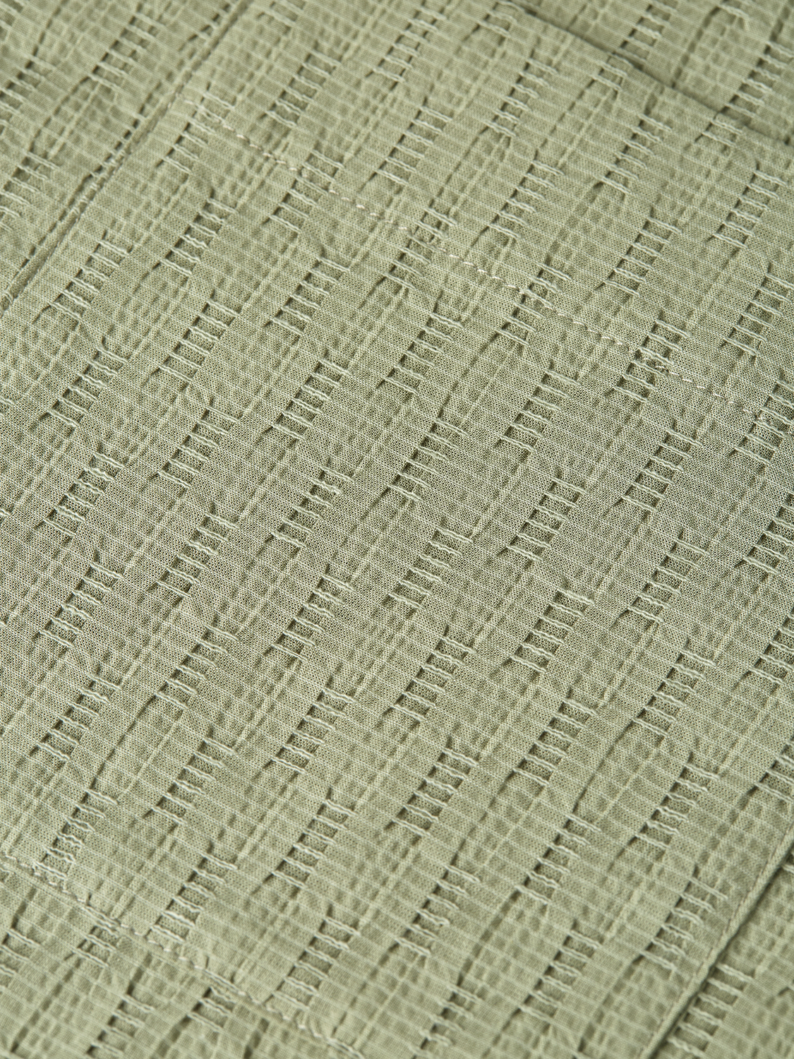 Jacquard Seer-Sucker Regular-Fit Short-Sleeved Shirt
