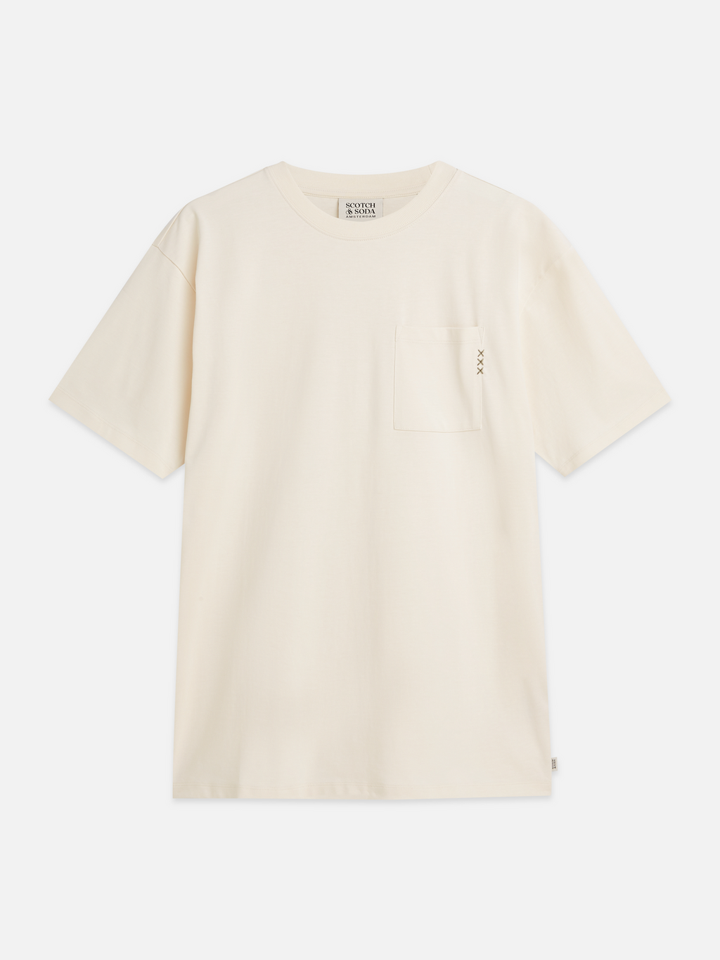 Seasonal Core 3 Crosses Chest Pocket Loose-Fit T-Shirt