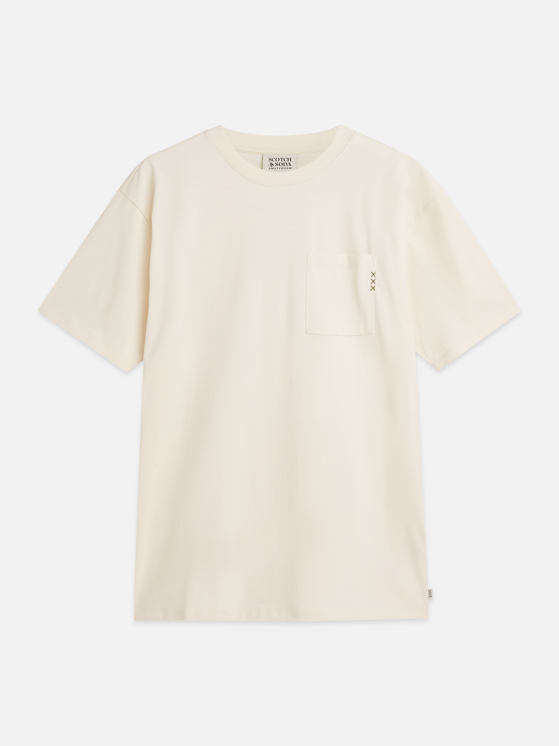 Seasonal Core 3 Crosses Chest Pocket Loose-Fit T-Shirt