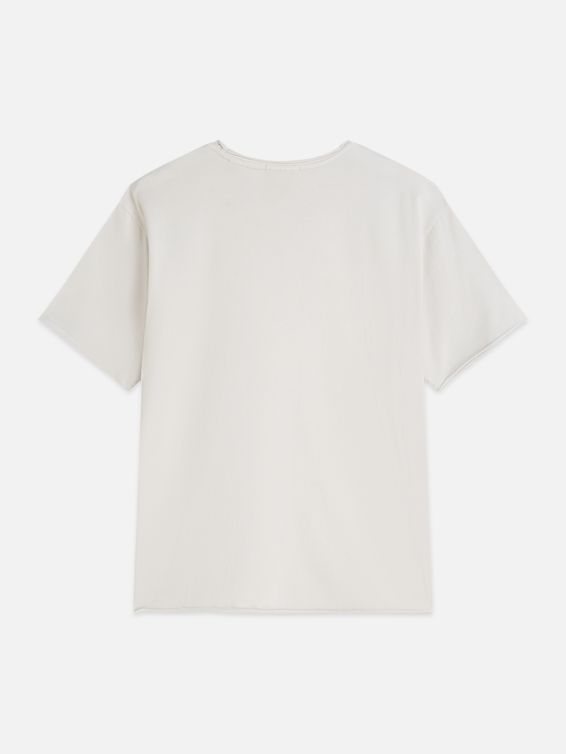 Essentials Raw-Edged Garment-Dyed Relaxed-Fit T-Shirt