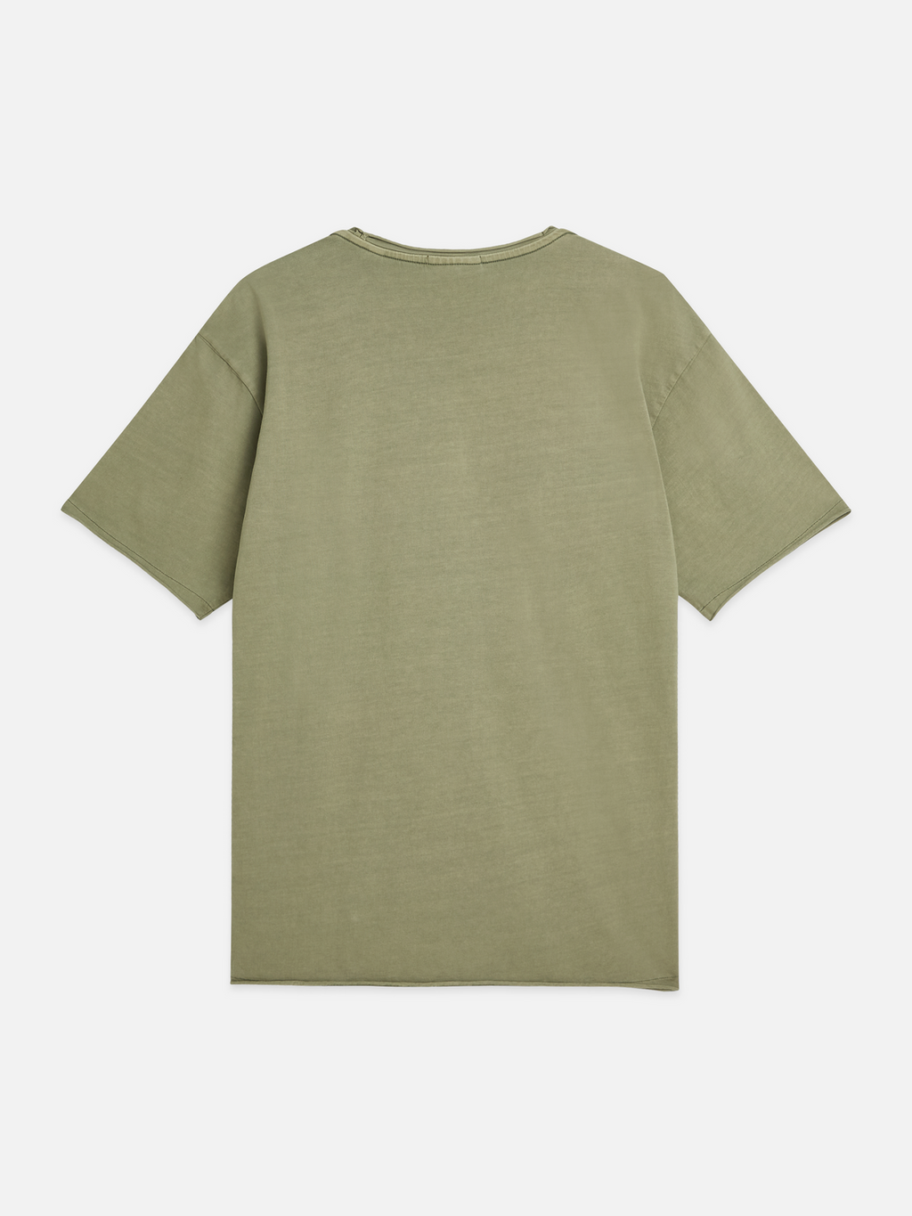 Essentials Raw-Edged Garment-Dyed Relaxed-Fit T-Shirt