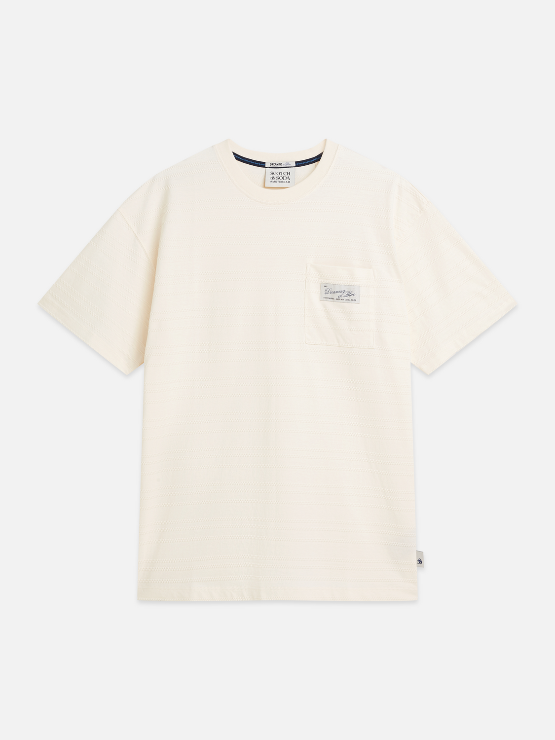 Textured Jacquard Relaxed-Fit T-Shirt