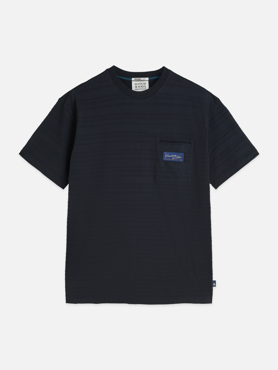 Textured Jacquard Relaxed-Fit T-Shirt