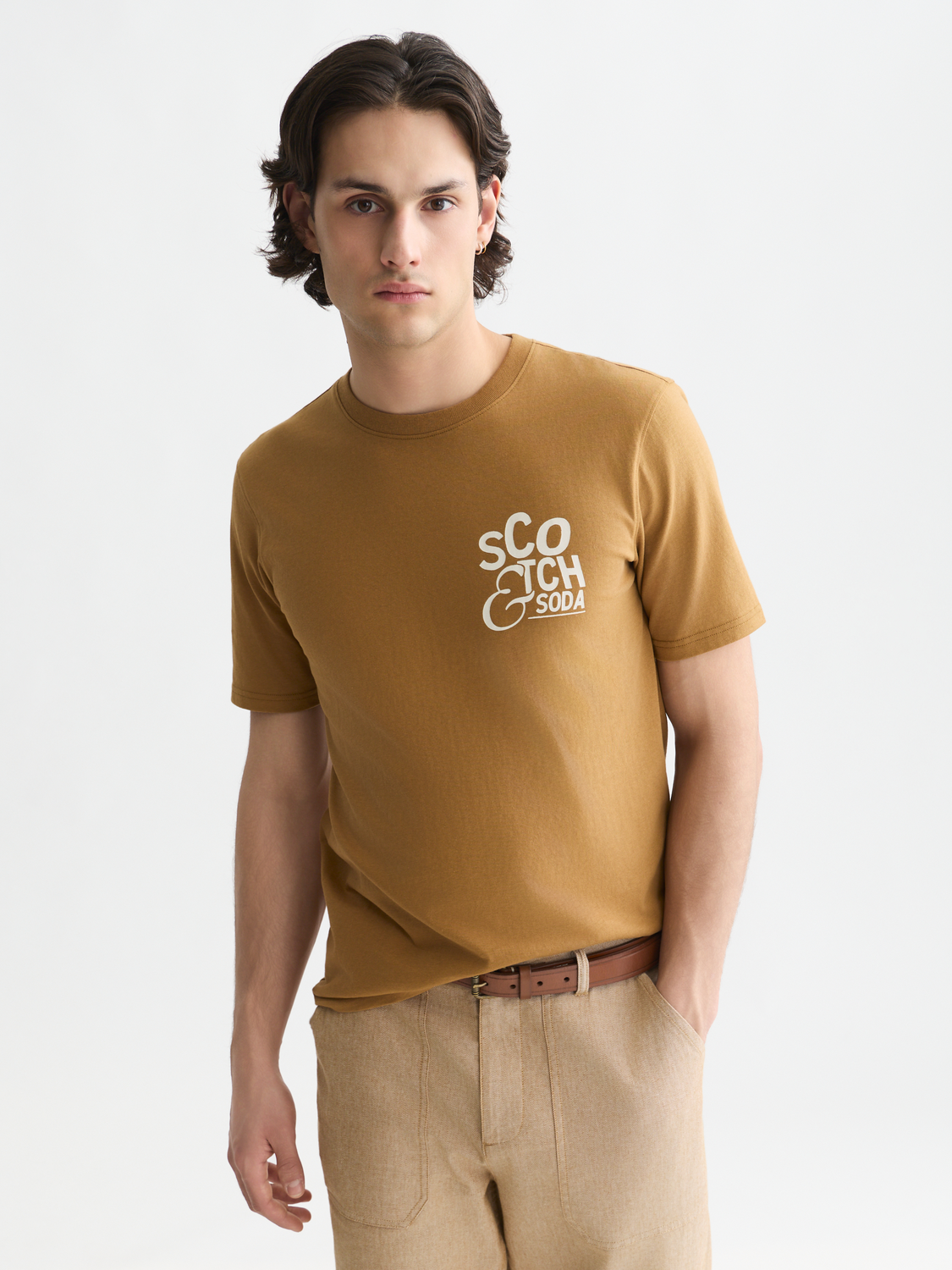 Left Chest Artwork Regular-Fit T-Shirt