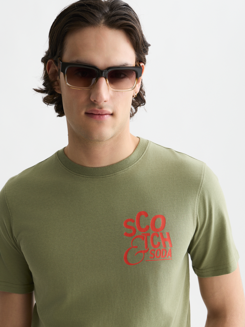 Left Chest Artwork Regular-Fit T-Shirt