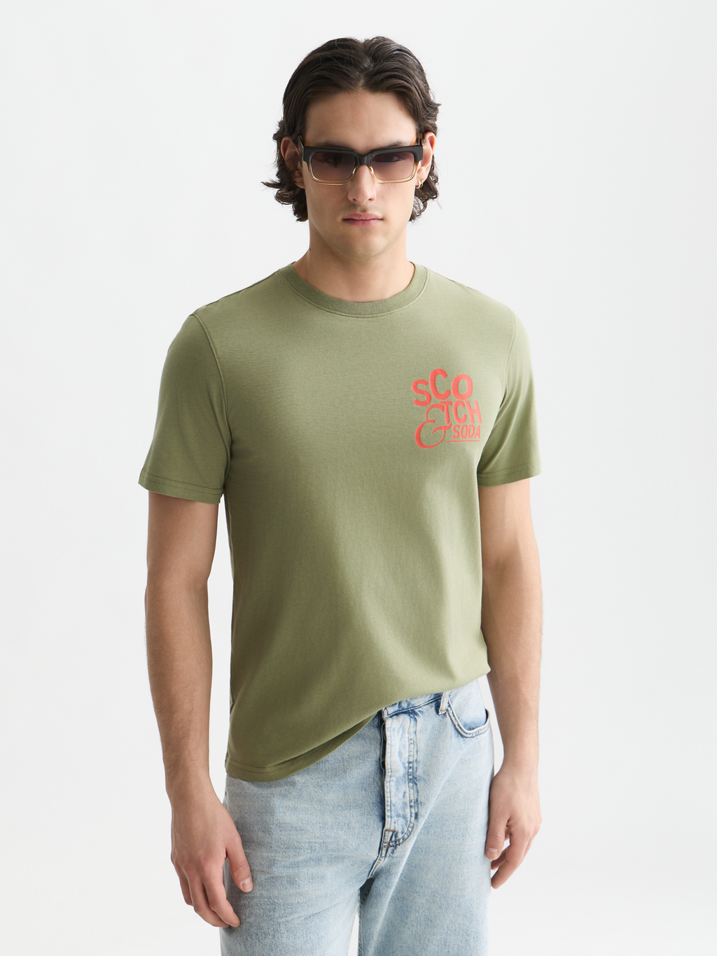 Left Chest Artwork Regular-Fit T-Shirt