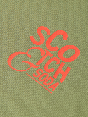 T-shirt coupe droite avec motif côté cœur