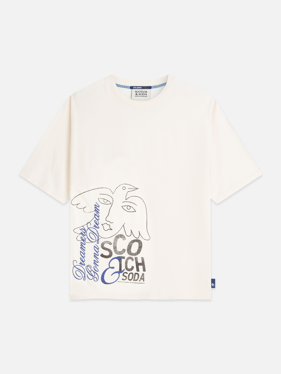 Worked-Out Artwork Loose-Fit T-Shirt