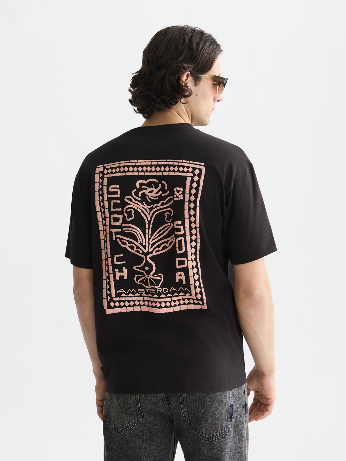 Front And Back Artwork Relaxed-Fit T-Shirt