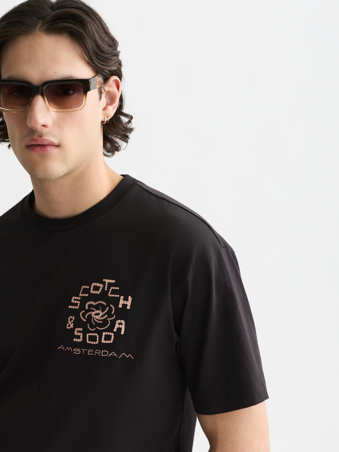 Front And Back Artwork Relaxed-Fit T-Shirt
