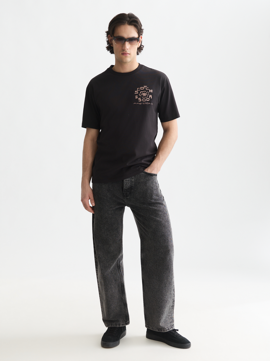 Front And Back Artwork Relaxed-Fit T-Shirt