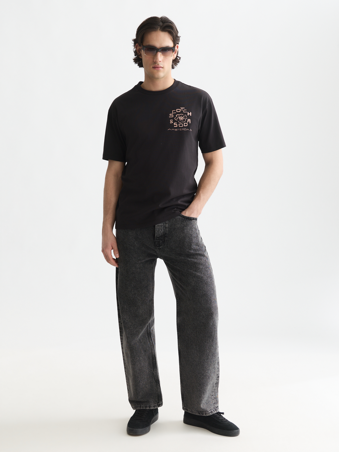 Front And Back Artwork Relaxed-Fit T-Shirt
