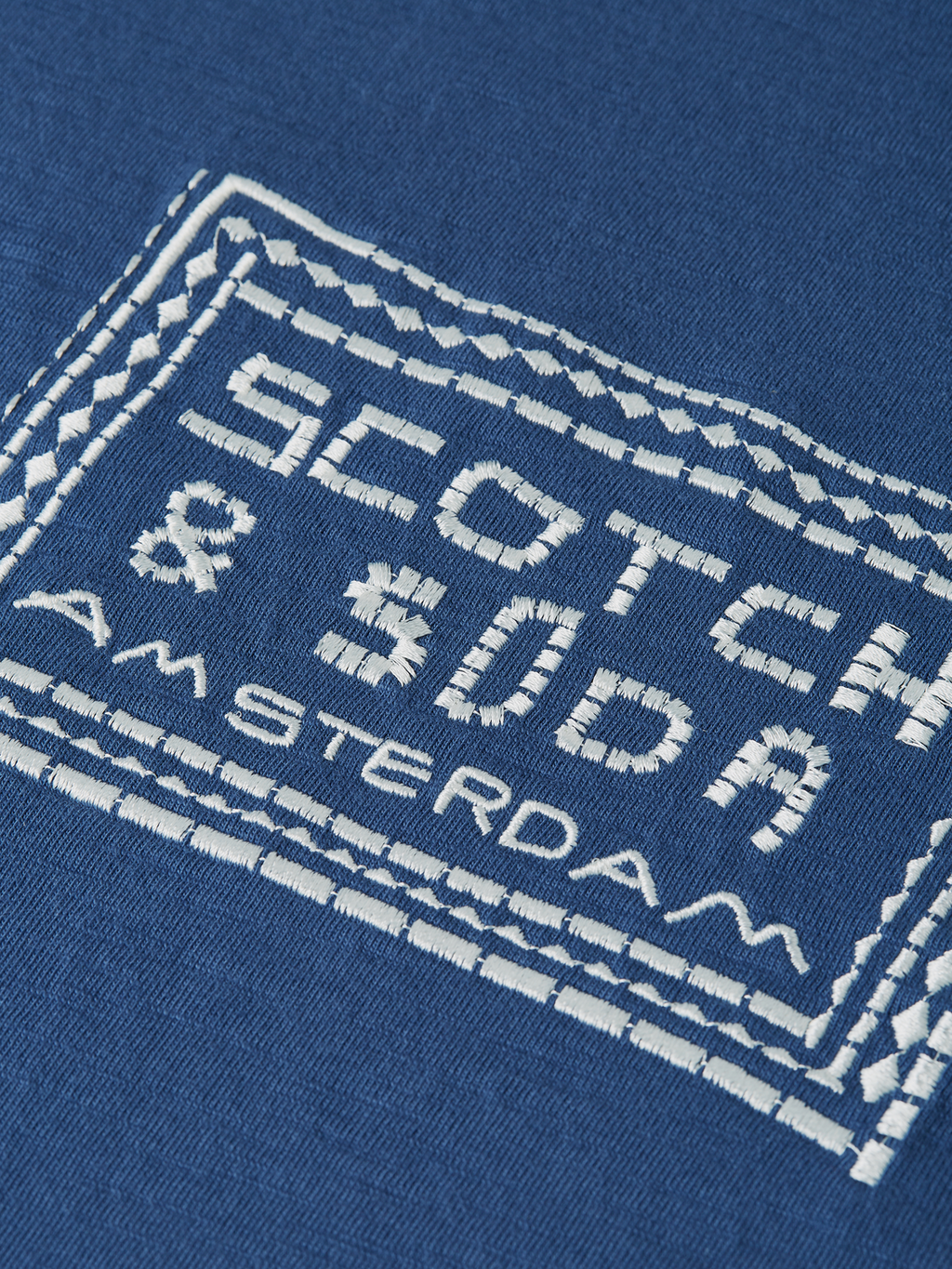 Embroidered Front Artwork Relaxed-Fit T-Shirt