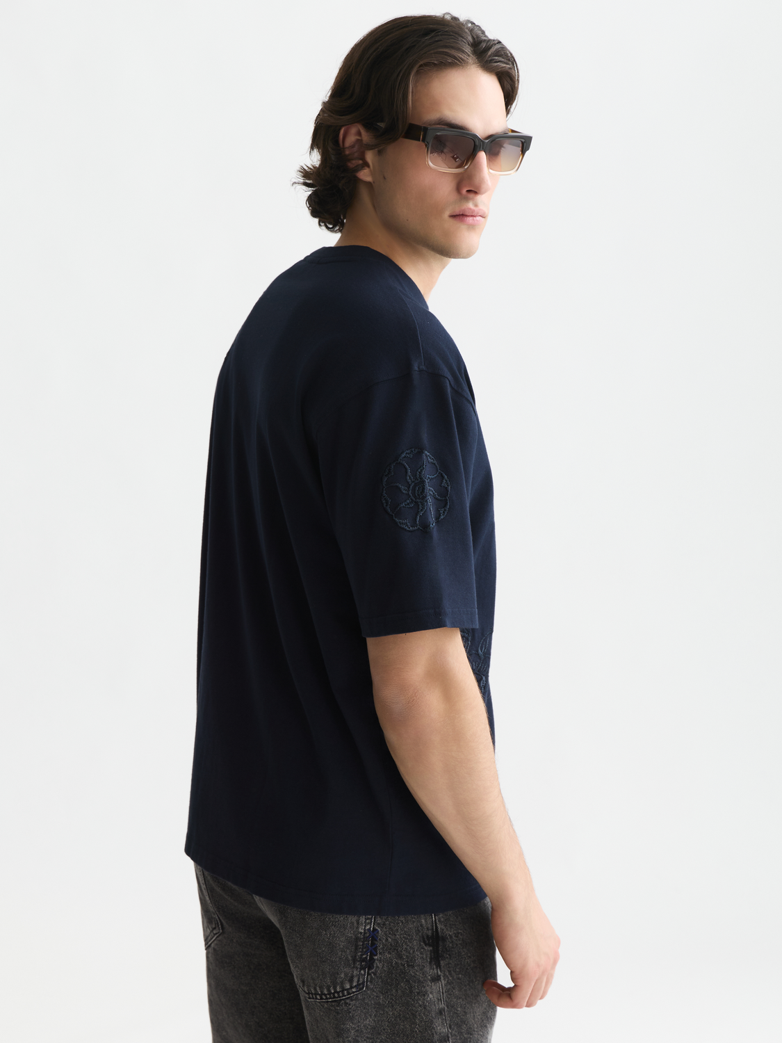 Scotch & Soda x Royal Delft Embroidered Artwork Loose T-Shirt