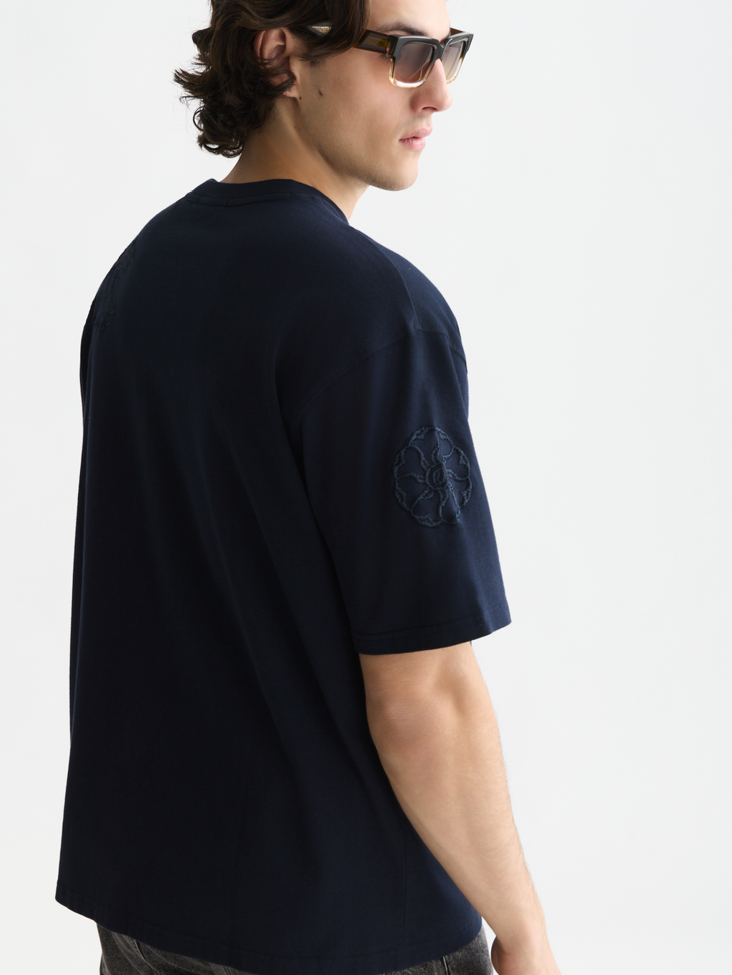 Scotch & Soda x Royal Delft Embroidered Artwork Loose T-Shirt
