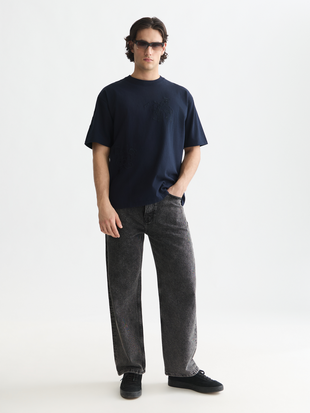 Scotch & Soda x Royal Delft Embroidered Artwork Loose T-Shirt