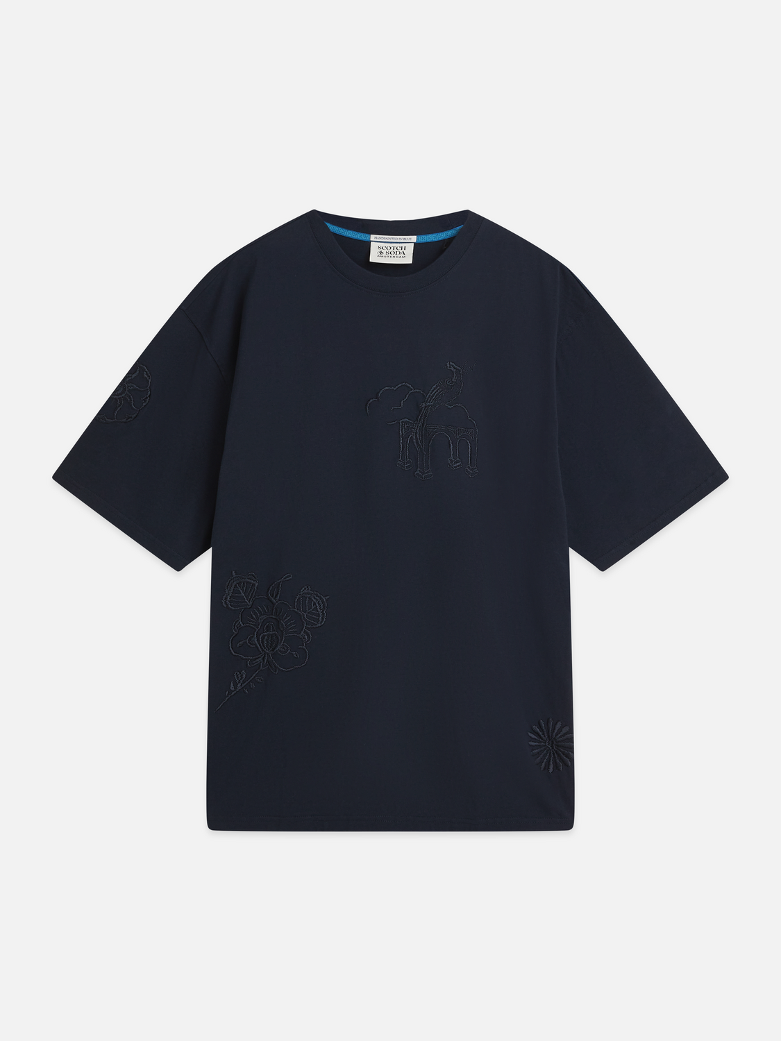 Scotch & Soda x Royal Delft Embroidered Artwork Loose T-Shirt