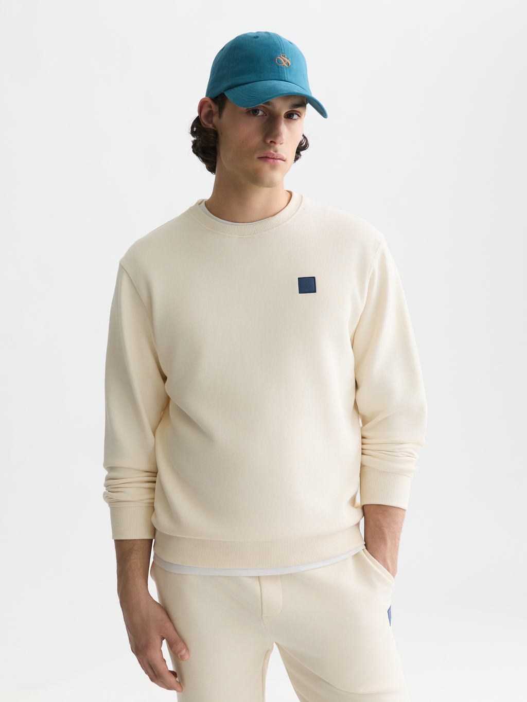 Seasonal Core Logo Badge Regular-Fit Sweatshirt