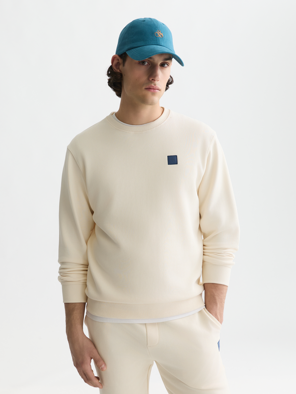 Seasonal Essentials —  Logo Badge Regular-Fit Sweatshirt