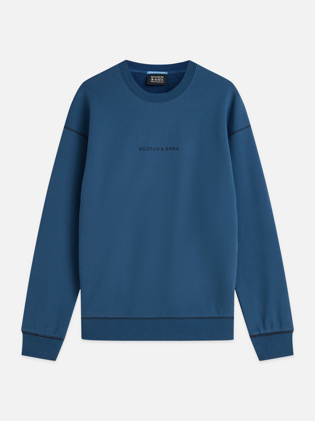 Essentials Front Chest Artwork Relaxed-Fit Sweatshirt