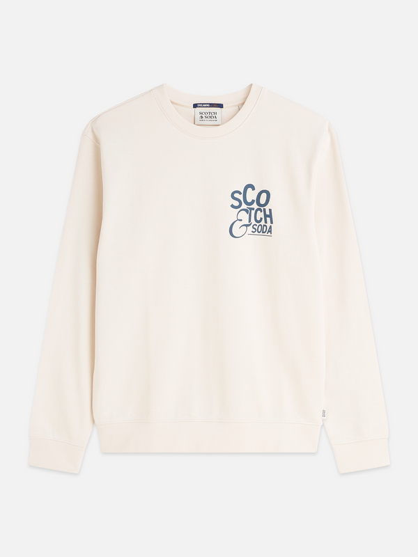 Left Chest Artwork Regular-Fit Sweatshirt