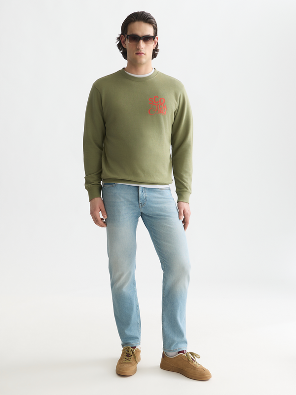 Left Chest Artwork Regular-Fit Sweatshirt