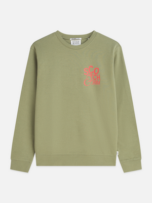 Left Chest Artwork Regular-Fit Sweatshirt