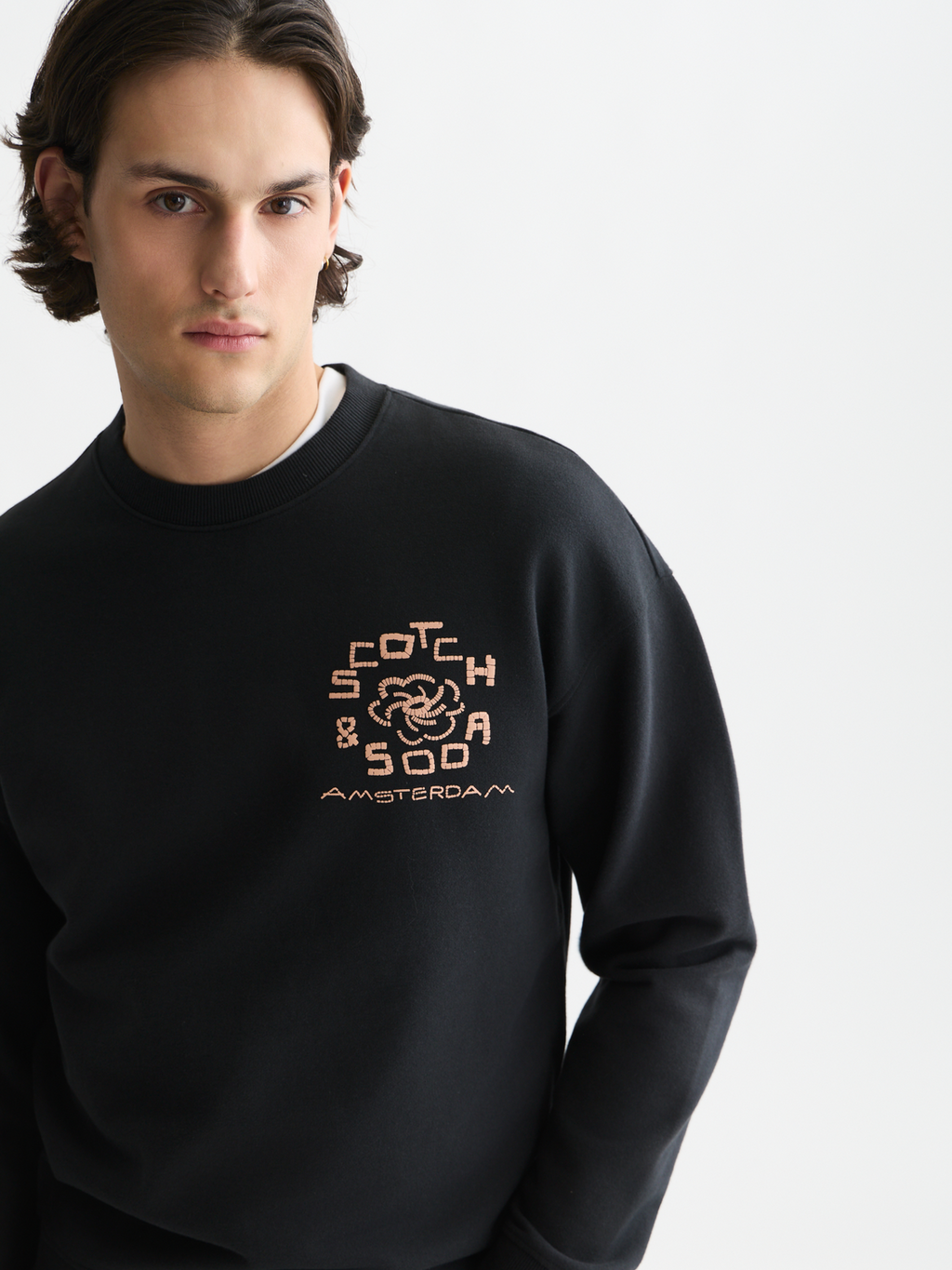 Front And Back Artwork Relaxed-Fit Sweatshirt