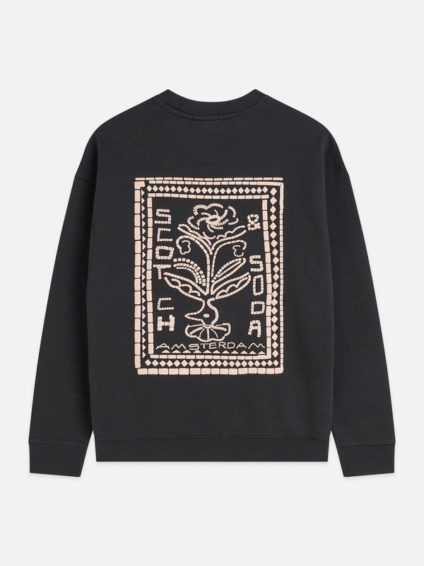 Front And Back Artwork Relaxed-Fit Sweatshirt