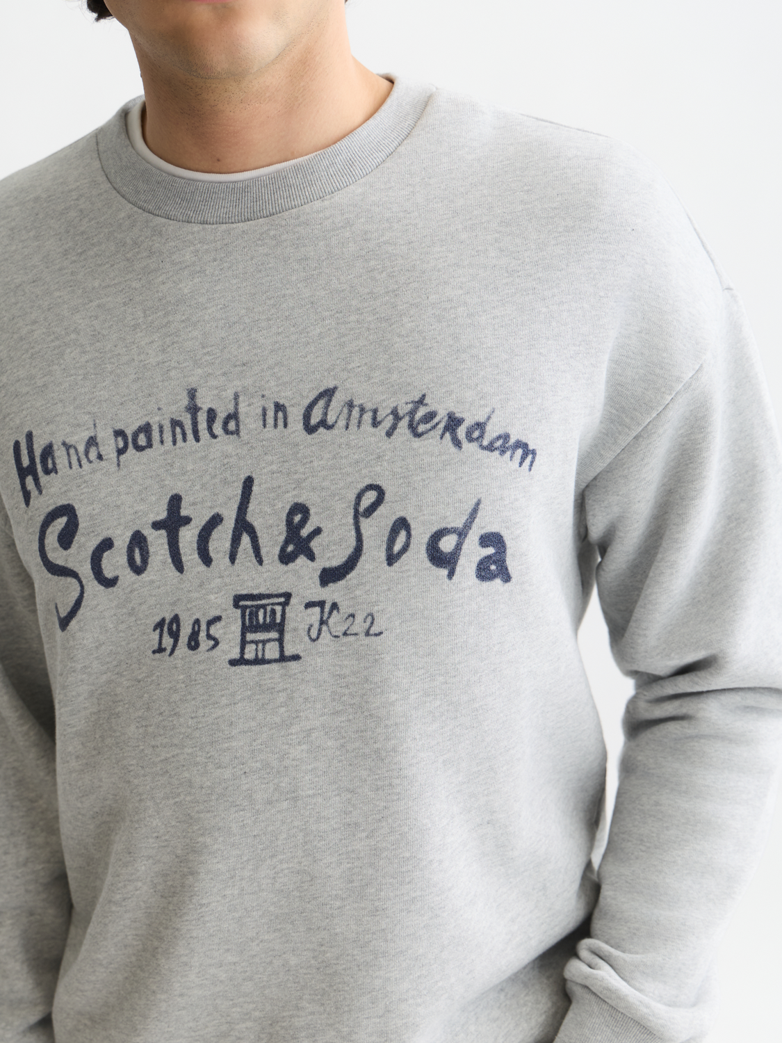 Front Chest Artwork Relaxed-Fit Sweatshirt