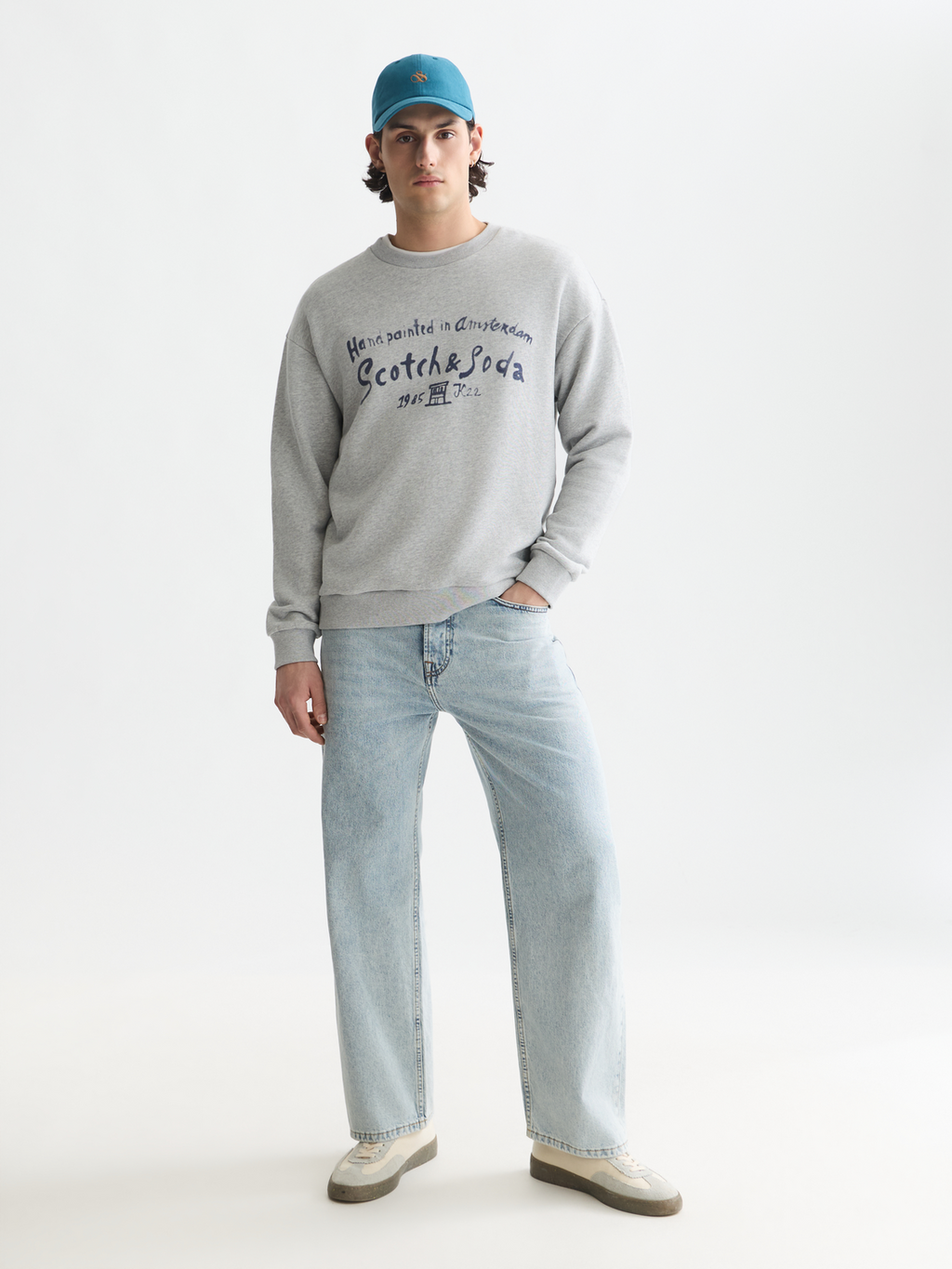 Front Chest Artwork Relaxed-Fit Sweatshirt